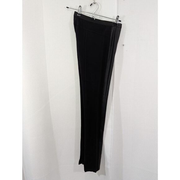 BCBGMAXAZRIA! ULTRA STRETCH BLACK W/FAUX LEATHER INSET, LUXE LEGGINGS! SZ M - Picture 6 of 11